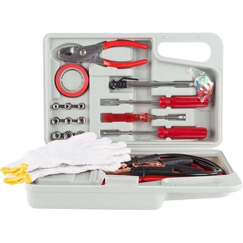 Comprehensive 30-Piece Roadside Emergency Car Kit for Peace of Mind