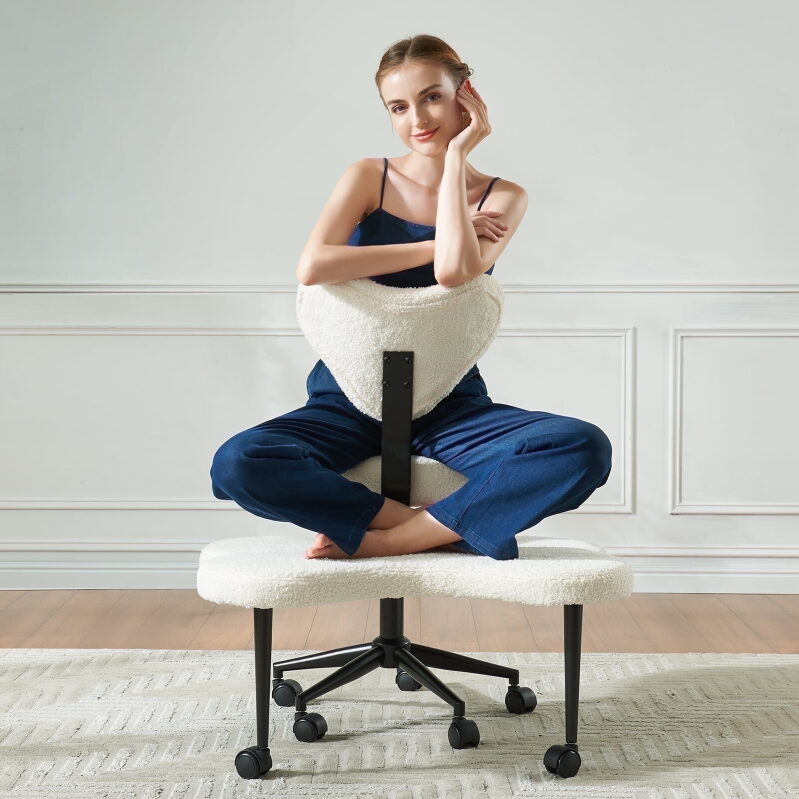 Pinmoco Cross Legged Office Chair - Versatile Seating Solution