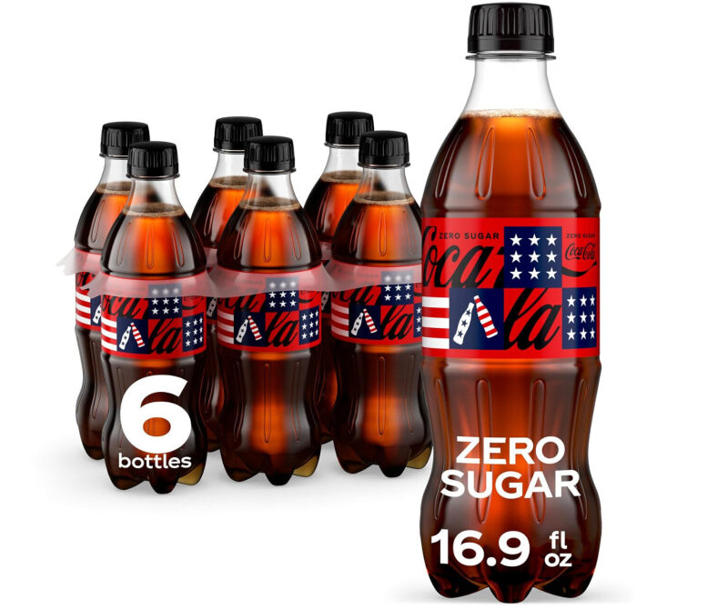 Zero Sugar Coca-Cola - 6 Bottles, 16.9 fl oz