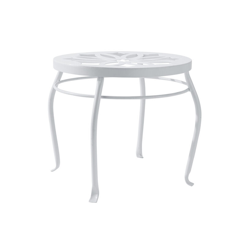 Mainstays 9-Inch White Metal Plant Stand - Robust and Elegant
