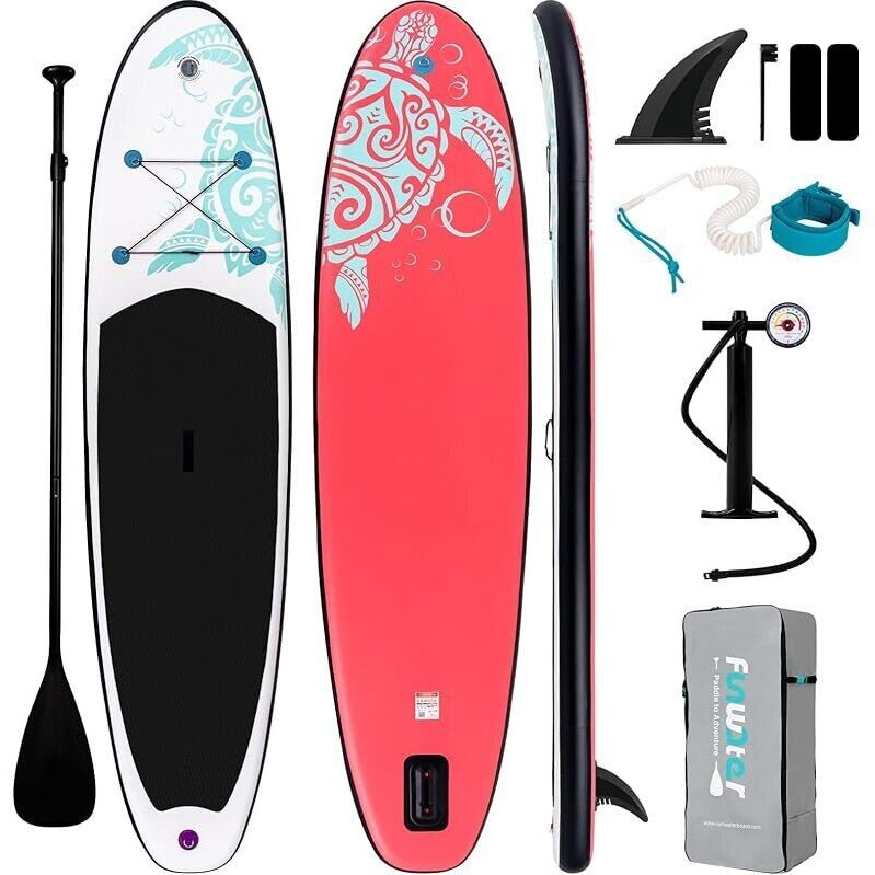 FunWater Inflatable Stand Up Paddle Board 11-ft - Premium Sea Sports Kit