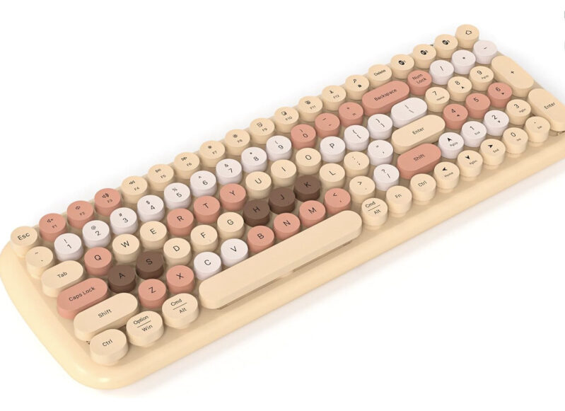 Retro-Inspired Wireless Bluetooth Keyboard - $18.49 Post-Discount