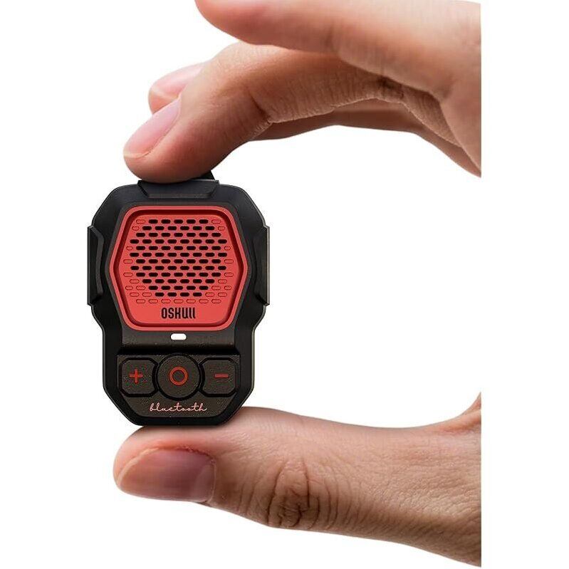 MFish Wearable Bluetooth Clip-On Mini Portable Speaker - Open-Ear Comfort