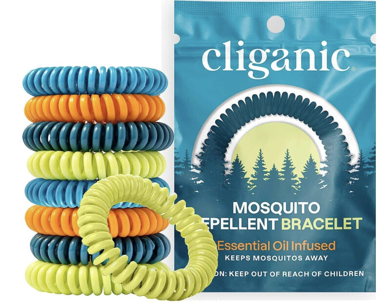 Mosquito Repellent Bracelets - 10 Pack, Essential Oil Infused, Prime Eligible