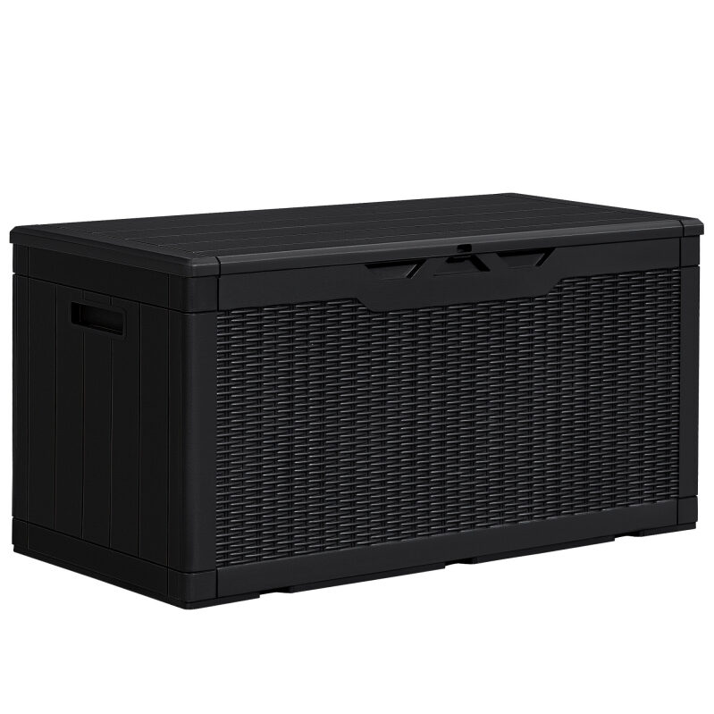 Homall 100 Gallon Outdoor Deck Box - Perfect for Storing Your Garden Tools and Supplies