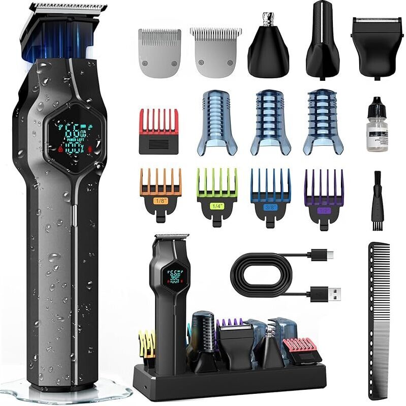 TRIMX IPX7 Waterproof Cordless Beard Trimmer - Ultimate Grooming Tool