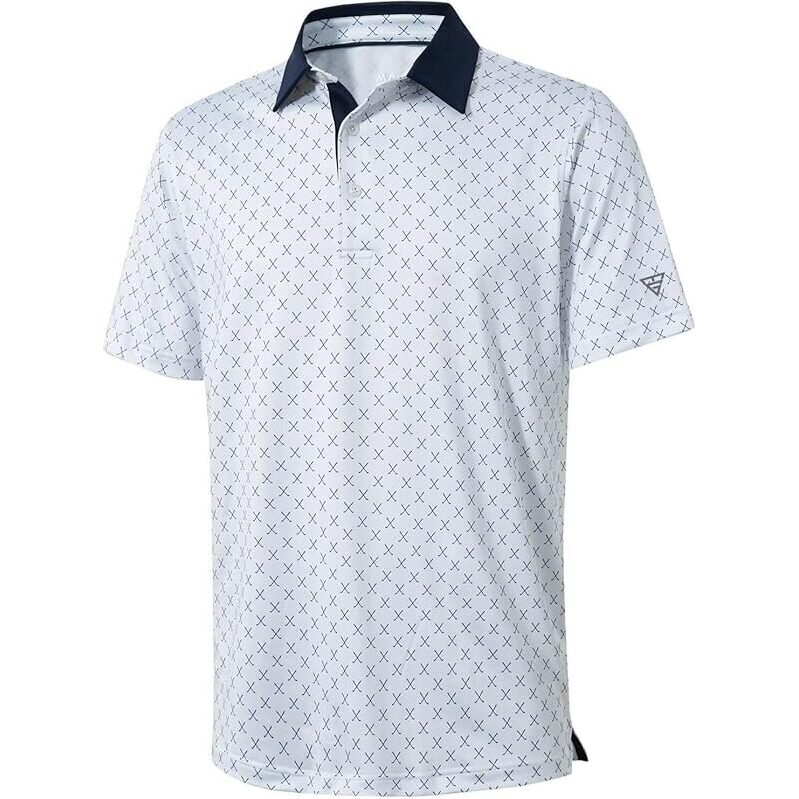 Maelreg Dry Fit Short Sleeve Moisture Wicking Polo Shirt - Golf Essentials