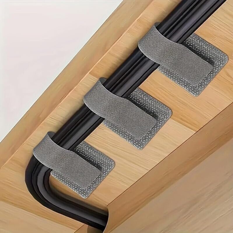 10PCS Cable Organizer for Desktop Computer - Efficient Data Cable Storage