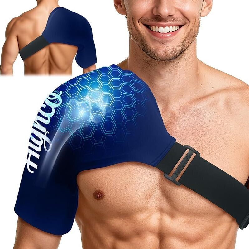 Highco Shoulder Ice Pack Wrap: Premium Cold and Hot Therapy for Shoulder Relief