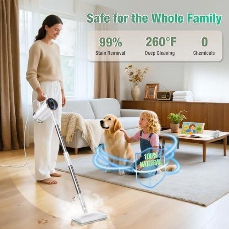11-in-1 Steam Mop: 50% OFF - Safe for the Whole Family
