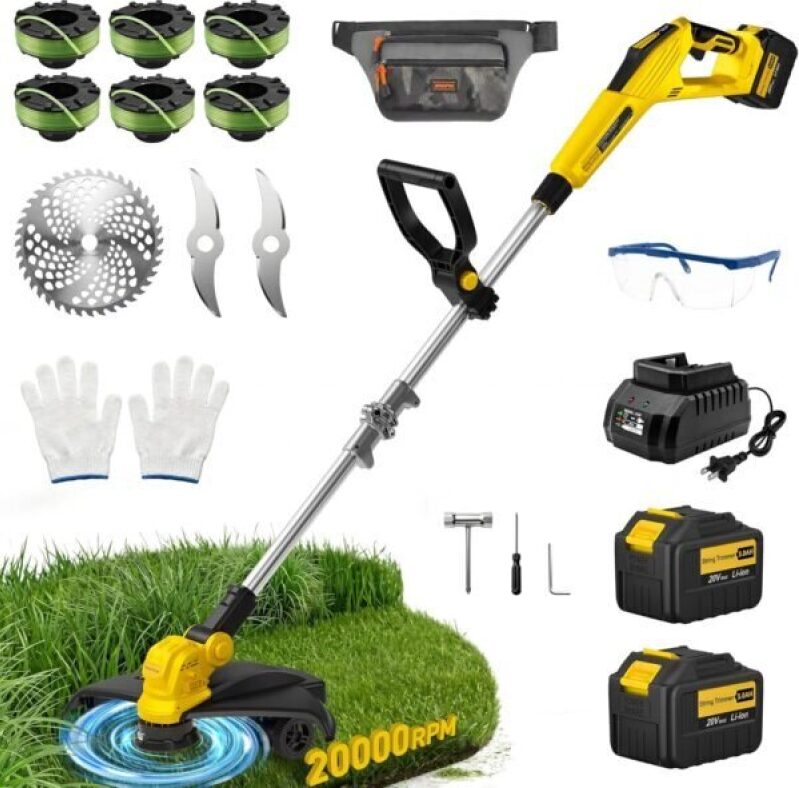 50% OFF Cordless Brushless Weed Whacker - Ultimate Lawn Care Solution