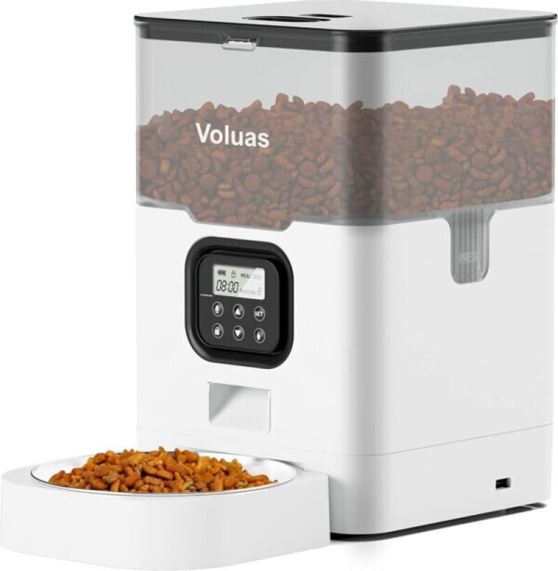 Voluas Automatic Cat Feeder with 60% Off Discount