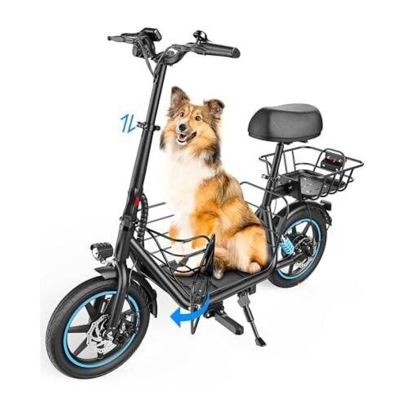 60% OFF Electric Scooter for Adults with Pet Basket