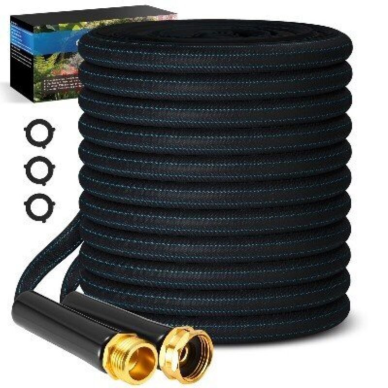 Reliable 50ft Garden Hose with Reinforced Connectors