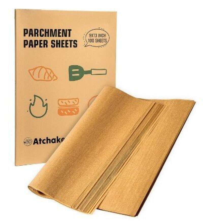 Unbleached Baking Parchment Paper - 100 Sheets