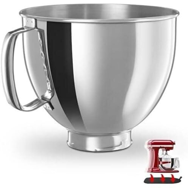5 Quart Stainless Steel Mixing Bowl 50% OFF - Ultimate Baking Companion