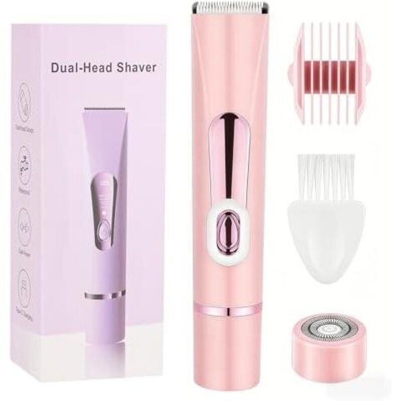 2-in-1 Bikini Trimmer and Shaver with IPX7 Waterproof