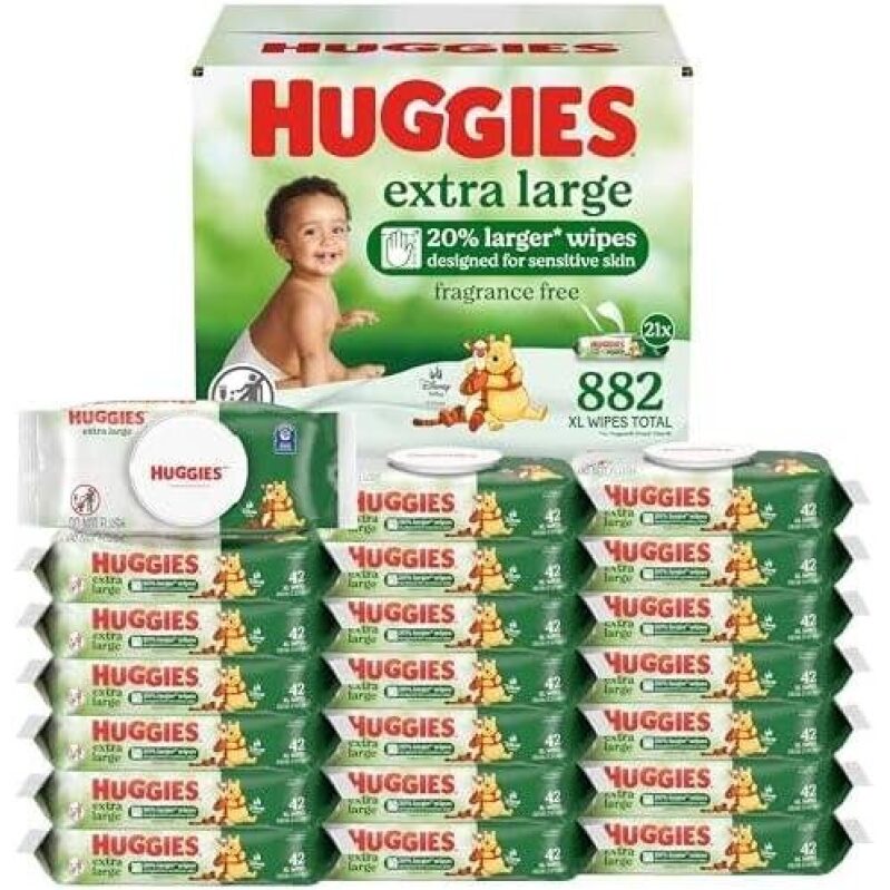 Huggies Extra Large Baby Wipes - 882 Count, 51% Off