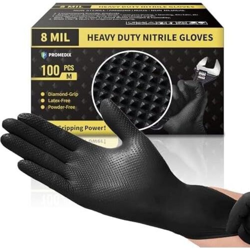 Heavy Duty Nitrile Gloves - 48% OFF