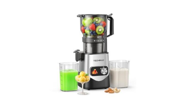 TechRise 3-in-1 Cold Press Juicer - Ultimate Juice, Sorbet & Nut Milk Maker