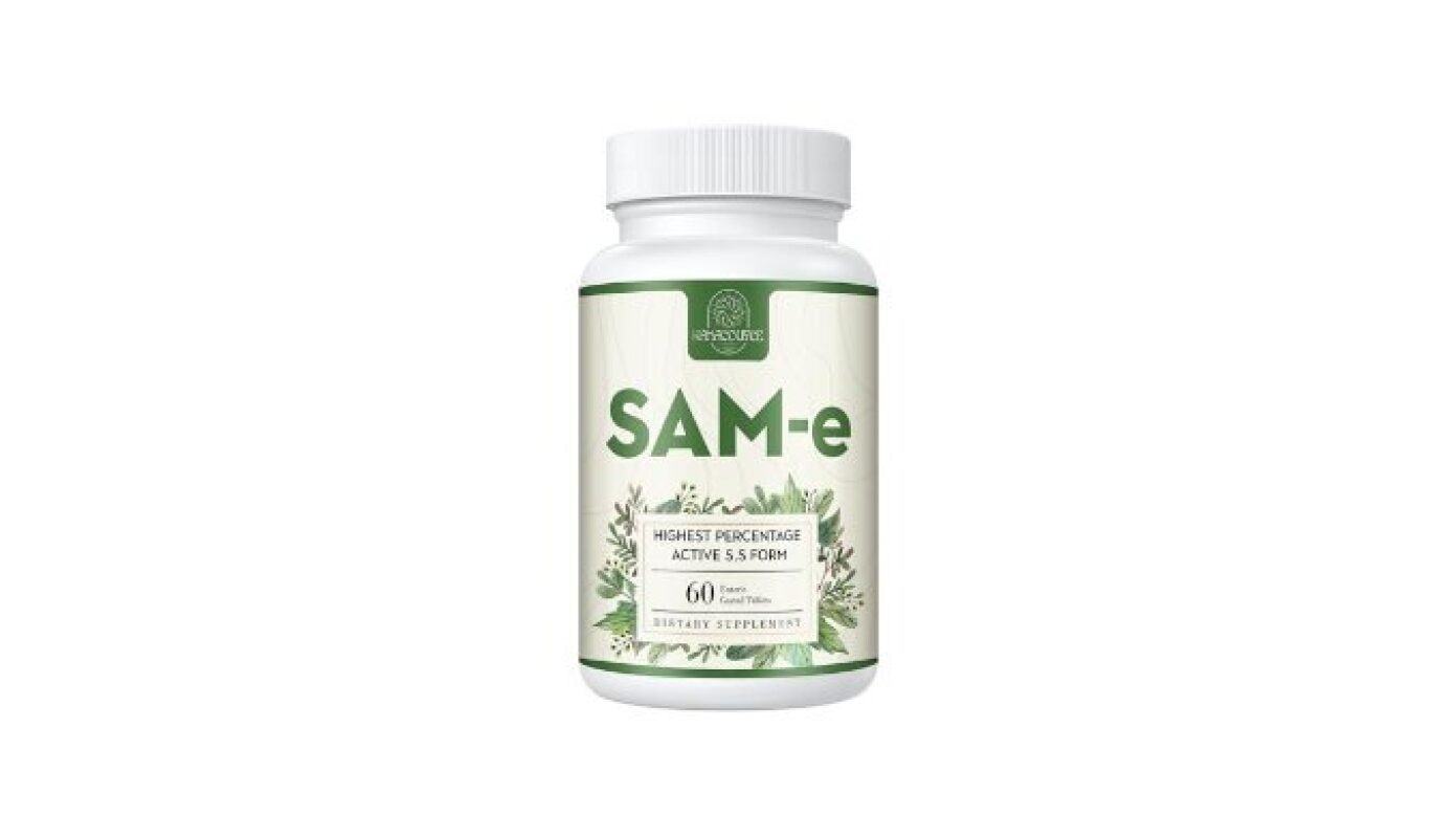 Top-Rated SAM-e Supplement for Mood, Joint & Liver Support - 1100mg