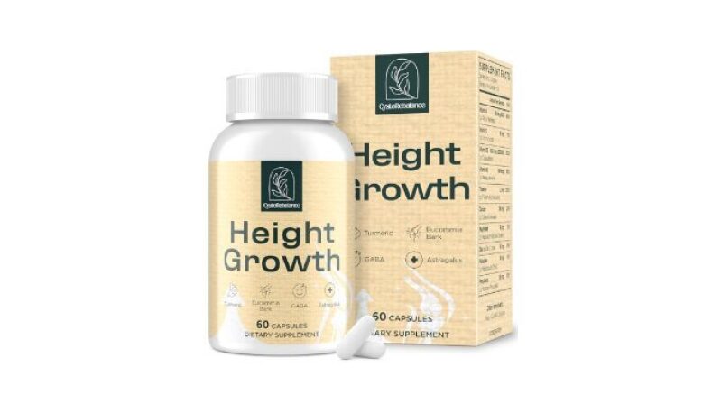 CystoRebalance 25-in-1 Bone Strength Supplement for Natural Growth and Stress Relief