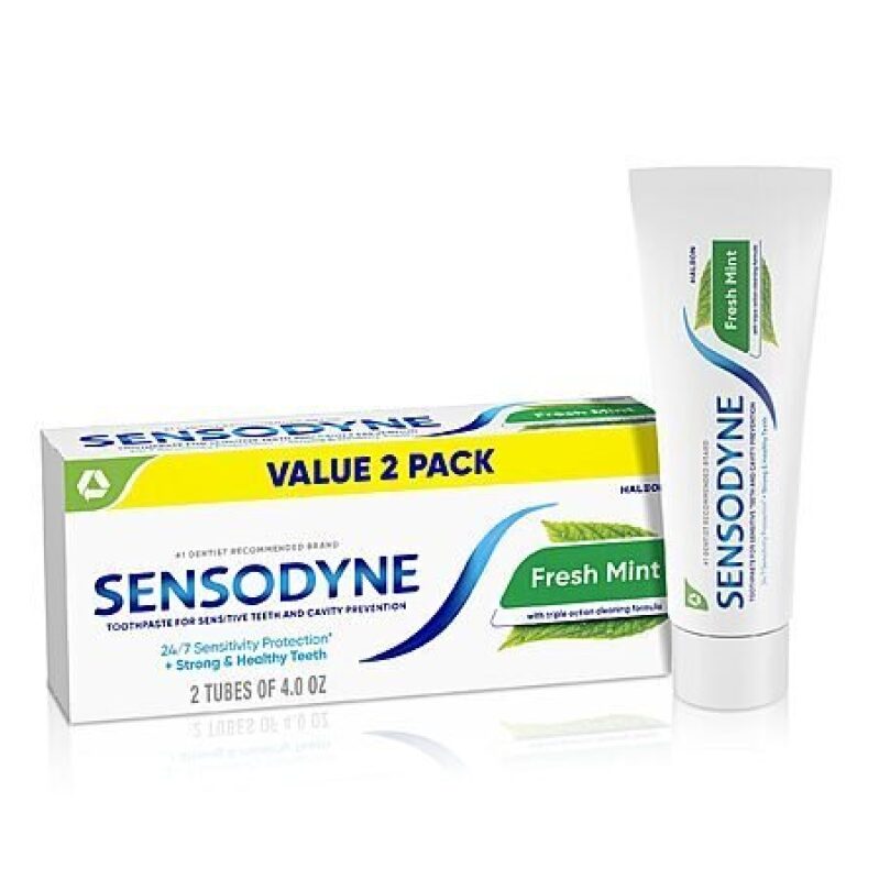 2-Pack 4-Oz Sensodyne Fresh Mint Sensitive Toothpaste on Sale