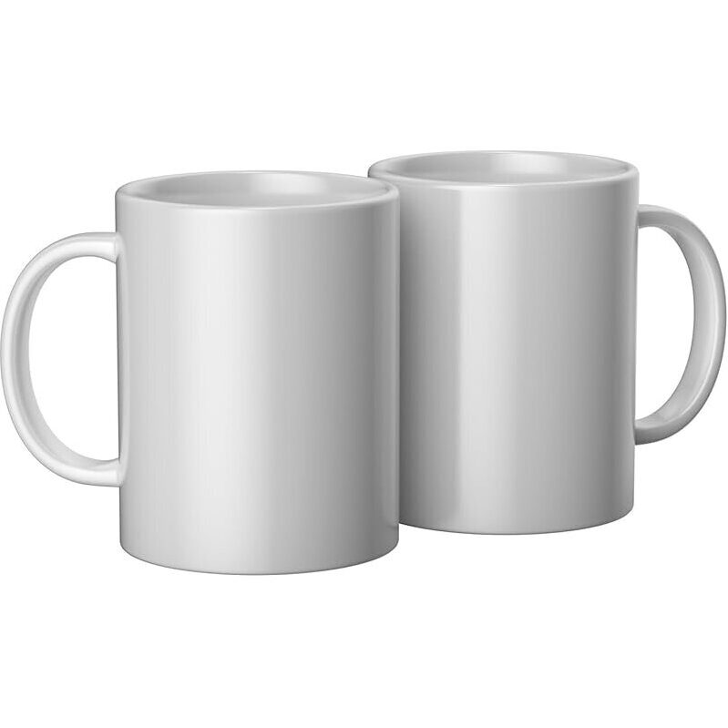 Personalized 2-Pack Mugs for Cricut Mug Press - Perfect for Sublimation