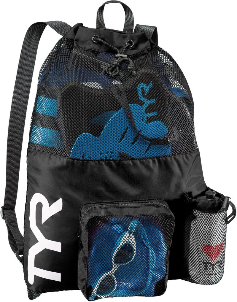 TYR 40L Big Mesh Mummy Backpack - Ultimate Swim Gear Bag