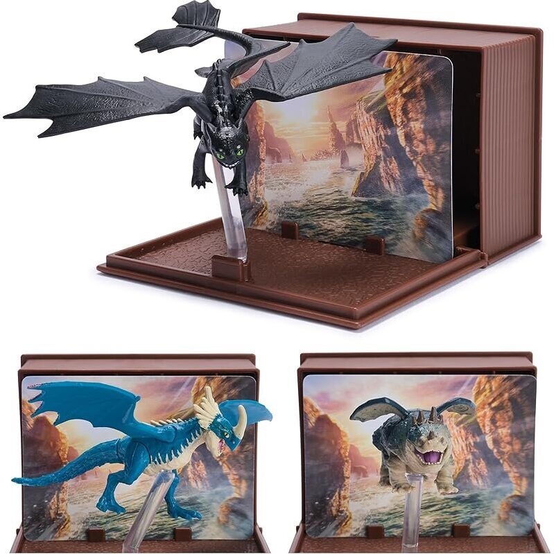 Dreamworks Dragons: Book of Dragons Multi-Pack - Collectible Figures & Cards