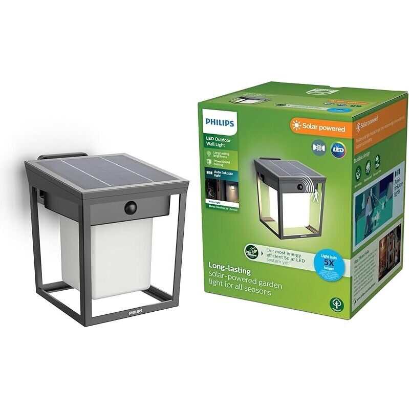 Philips Solar LED Wall Lantern: Efficient, Durable, and Eco-Friendly Outdoor Lighting