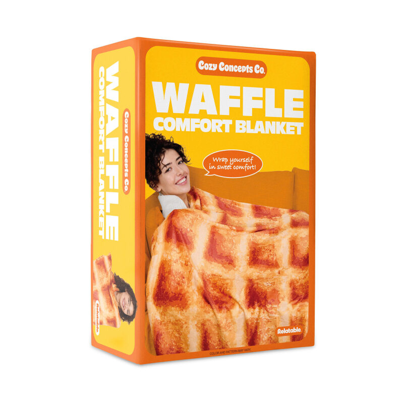 Waffle Comfort Blanket: Your Cozy, Foodie-Inspired Snuggle