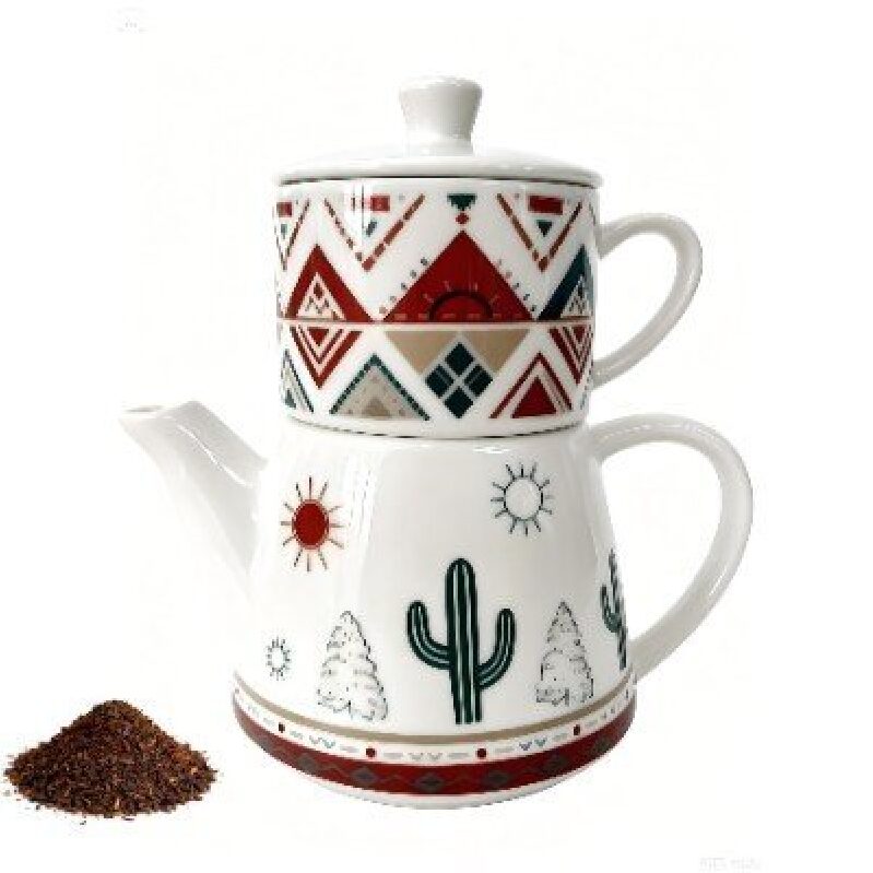 Elegant Ceramic Tea Set for One - Perfect for Tea Lovers