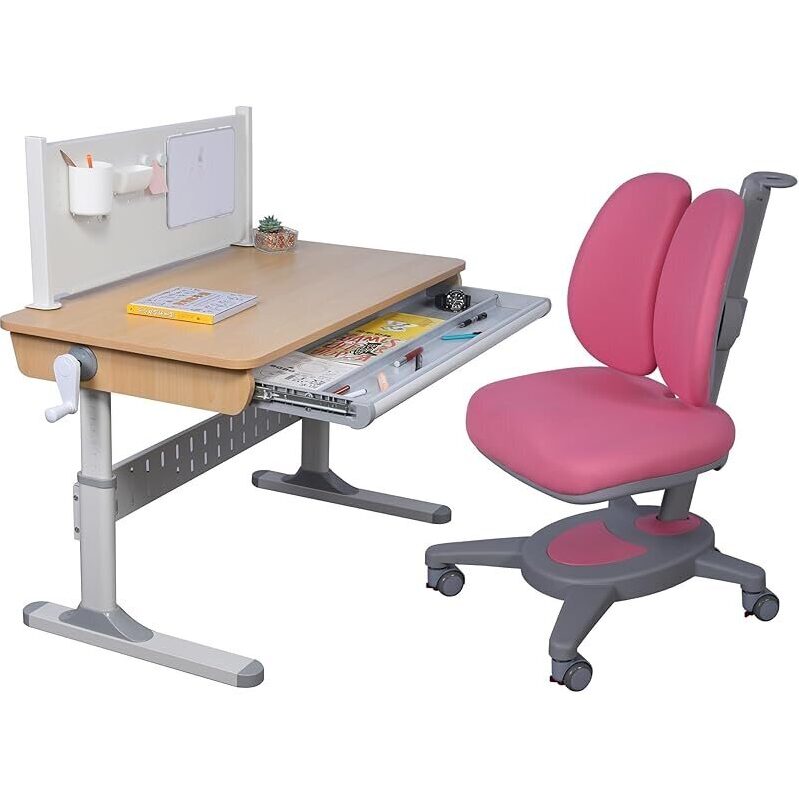ApexDesk Height Adjustable Study Desk and Chair NK Series - Perfect for Smart Living