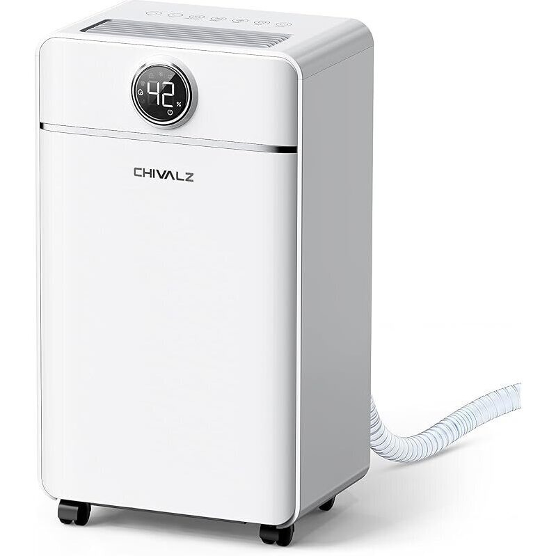 Chivalz 1500 Sq.ft Dehumidifier: High-Efficiency Moisture Control