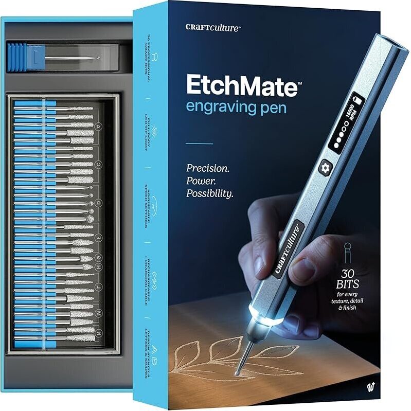 Craft Culture EtchMate Engraving Pen - Precision Tool for Personalizing Everyday Objects
