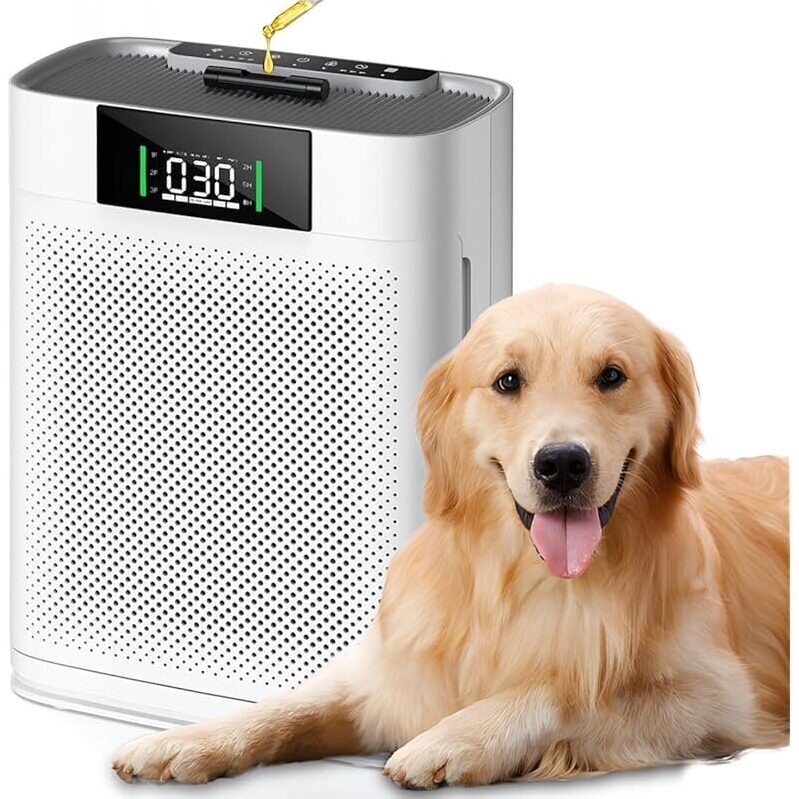 High-Efficiency Air Purifier for Large Rooms - Up to 2300 sq.Ft Coverage