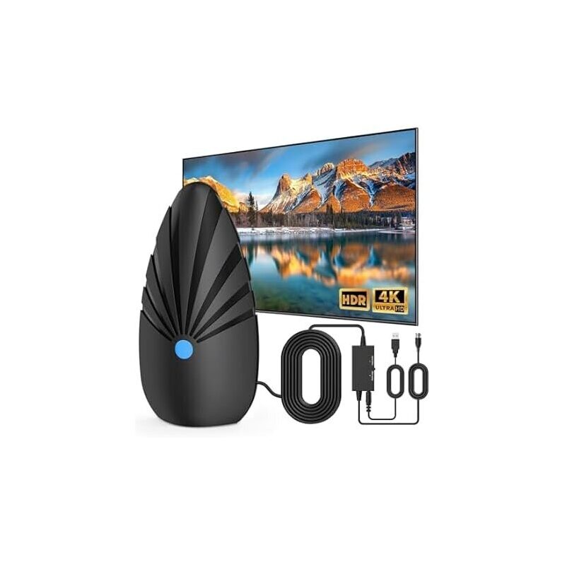 Miles Long Range Indoor Digital Antenna for Smart TV - High Definition Channels