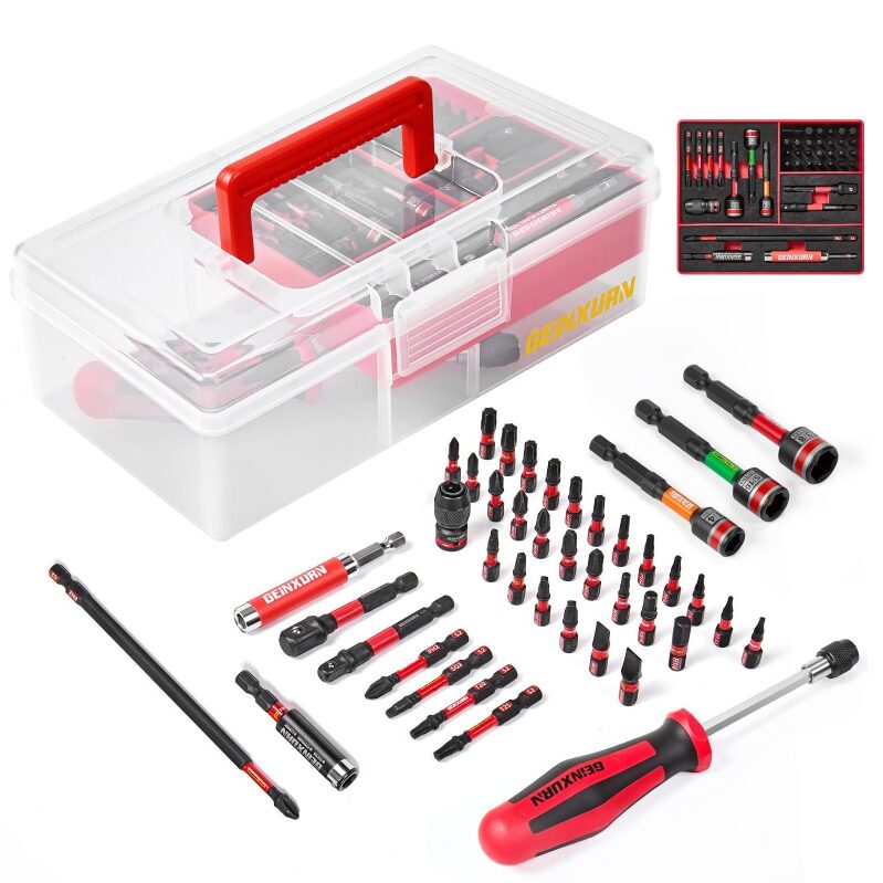 Geinxurn 42Pcs Impact Screwdriver Set - Versatile and Reliable Tool Kit