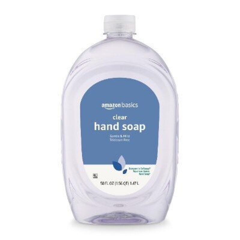 Amazon Basics Clear Hand Soap Refill - 50 fl.oz