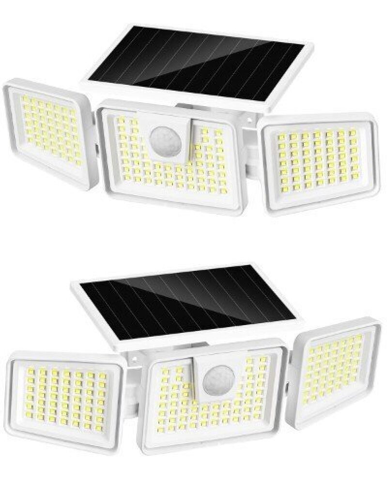INCX Outdoor Solar Motion Sensor Lights, 2-Pack
