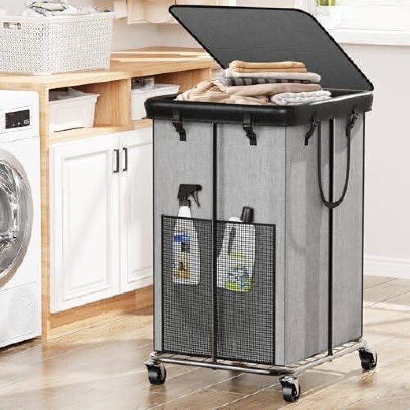 40 Gallon Laundry Hamper with Lid - 50% OFF