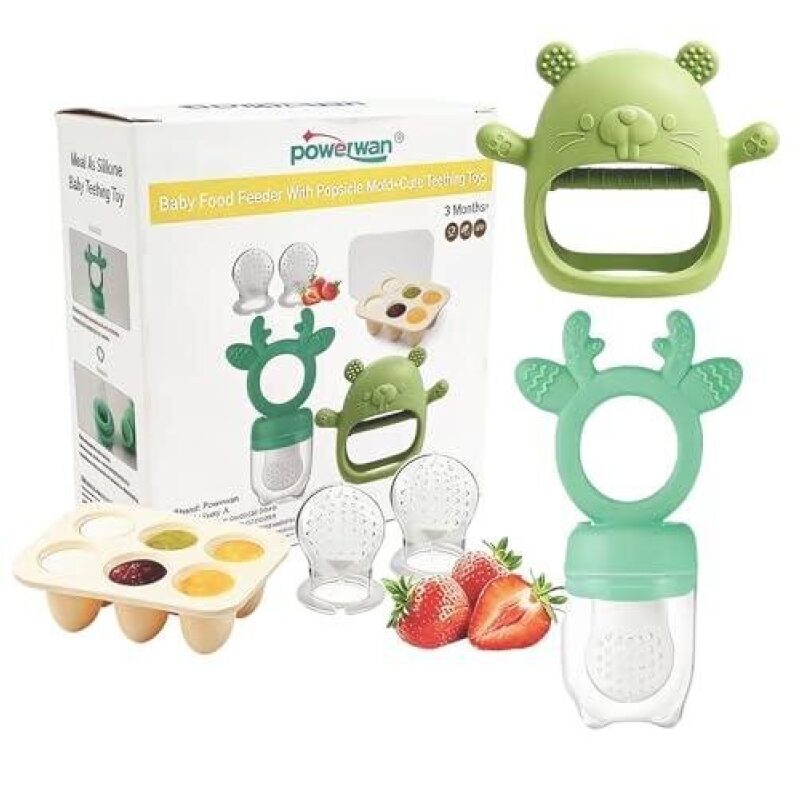 Baby Food Feeder with Popsicle Mold - Cute Teething Toys