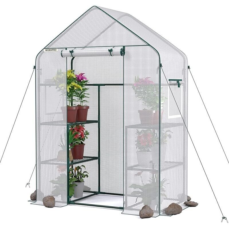 Walk-In Portable Greenhouse Kit - Ideal for Plant Growth