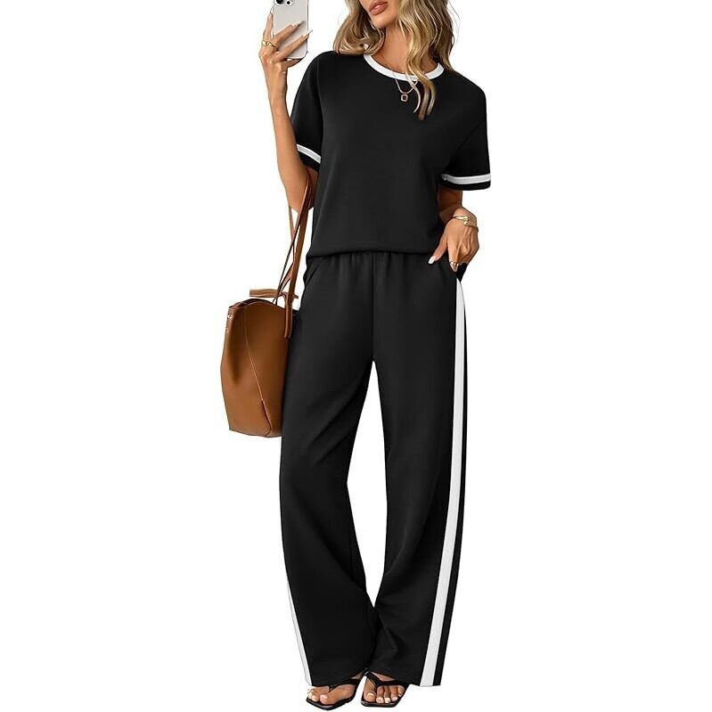 Sampeel 2 Piece Sets for Women Matching Sets Summer Outfits