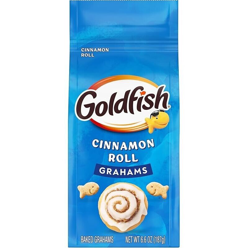 Goldfish Cinnamon Roll Baked Grahams - Sweet and Healthy Snack
