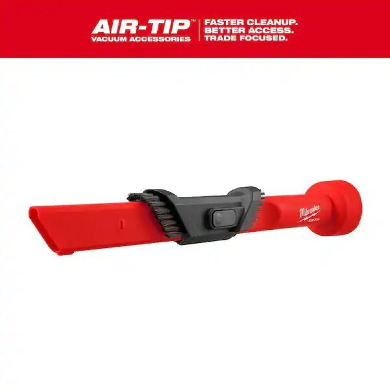 Milwaukee Air-Tip 3-in-1 Crevice and Brush Vacuum Attachment