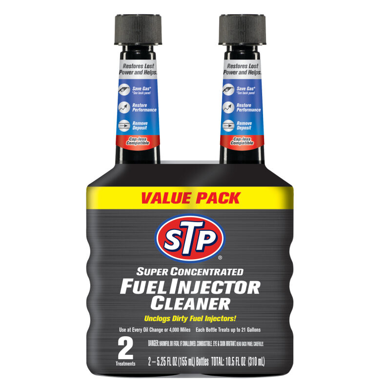 STP Super Concentrated Fuel Injector Cleaner Value Pack - Enhance Vehicle Performance