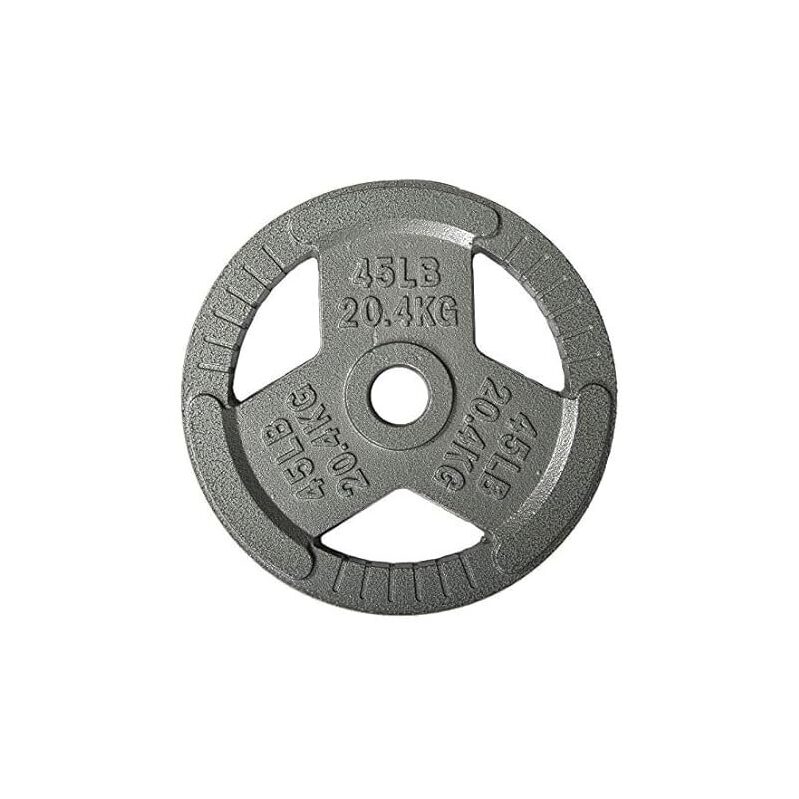45lbs Cast Iron Strength Plate - Single Plate for Home Gym