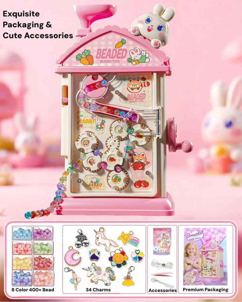Two-in-One Rabbit House Beading Machine - Prime Deal!